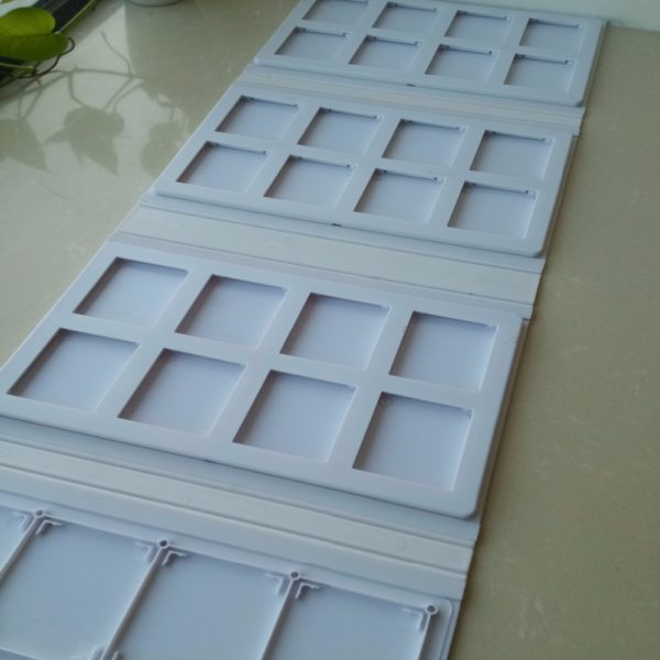 plastic display foldable sample book-4