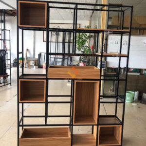 wood display cabinets-1