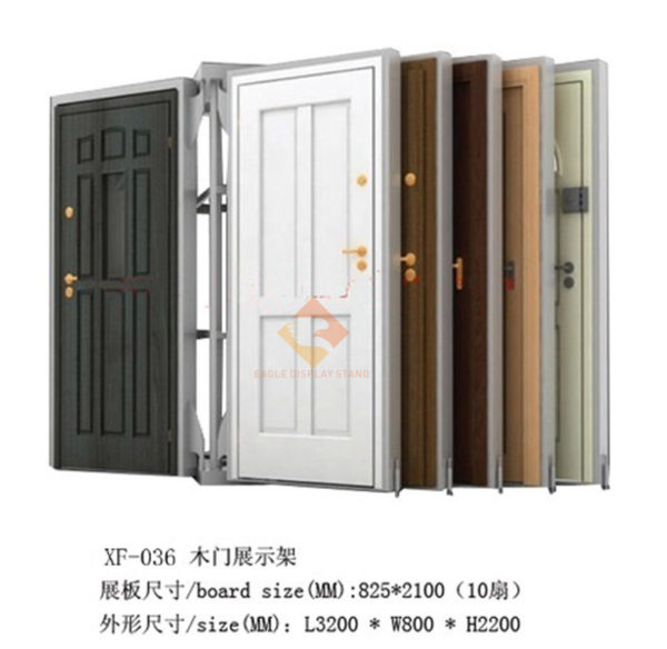 wooden door display rack supplier-2